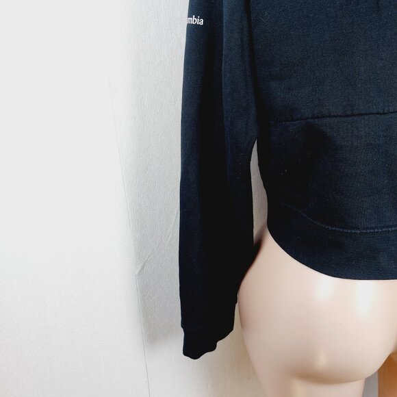 Columbia Women's Black Trek Colorblock Crew Neck Pullover Cropped Sweatshirt XL - Picture 10 of 14